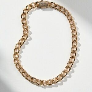 Wide Herringbone Necklace